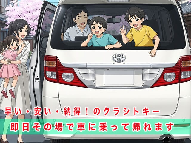 アルファードのスマートキー復旧は、早い・安い・納得！のクラシトキーにお任せ下さい