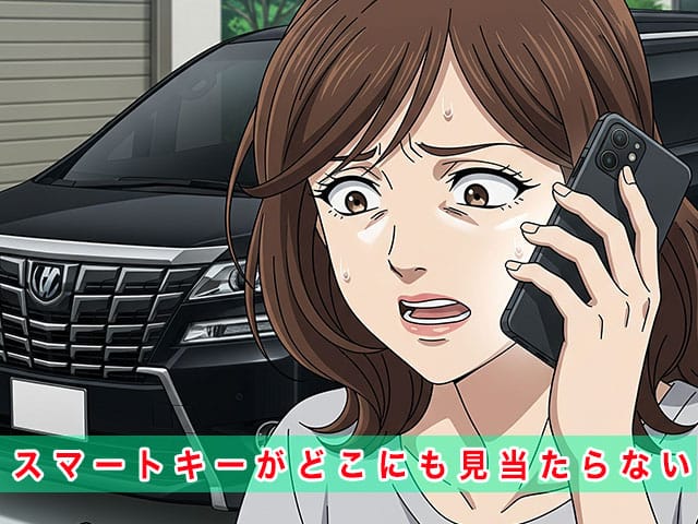 ヴェルファイアのスマートキー紛失から復旧までの流れ