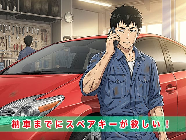 50プリウスのスペアキー追加登録、車両情報がわかる状態でお電話下さい。No登録前でもOKです。