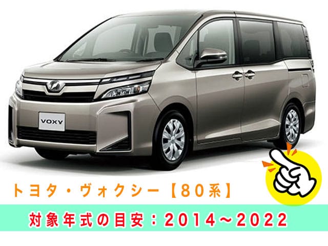ヴォクシー「2014～2022年式（80系）」見本