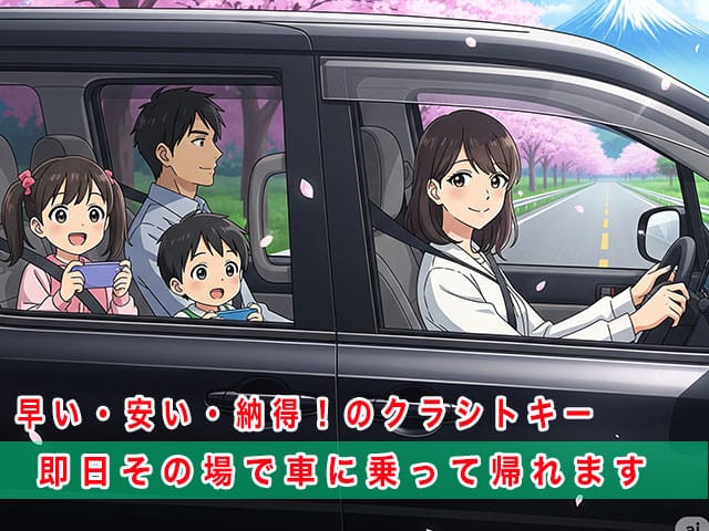 ヴォクシー「のスマートキー復旧は、早い・安い・納得！のクラシトキーにお任せ下さい