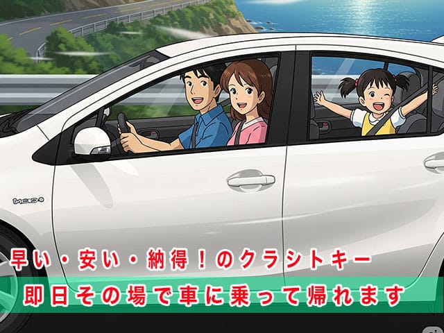 アクアのスマートキー復旧は、早い・安い・納得！のクラシトキーにお任せ下さい