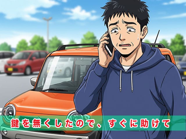 ハスラーのスマートキー紛失から復旧までの流れ