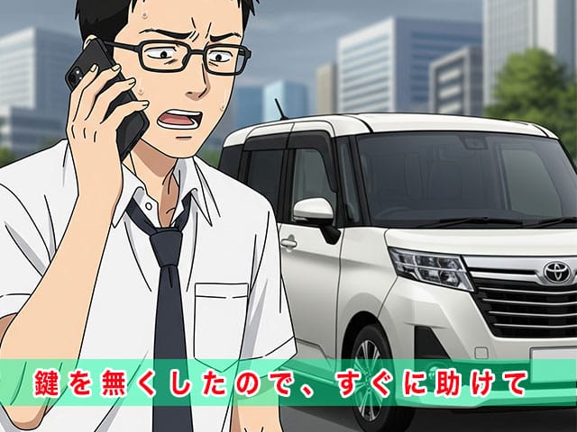 ルーミーのスマートキー紛失から復旧までの流れ