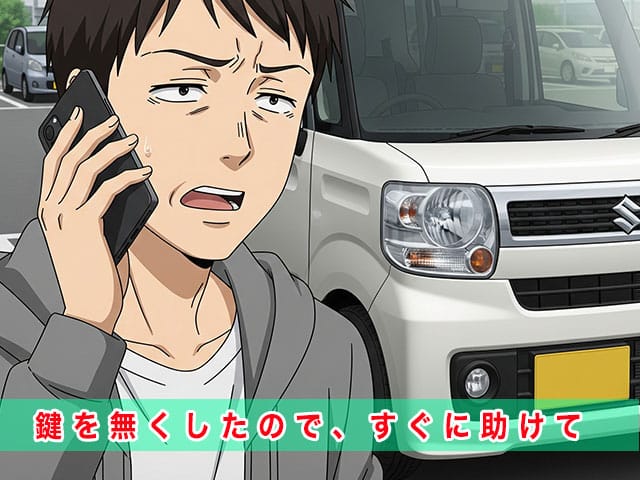 スペーシアのスマートキー紛失から復旧までの流れ