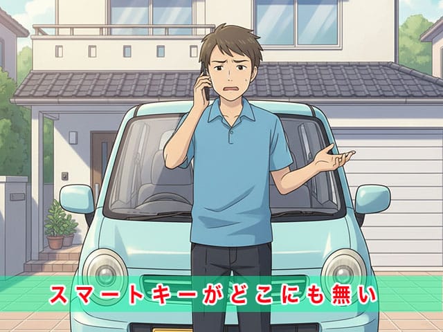 MRワゴンのスマートキー紛失から復旧までの流れ