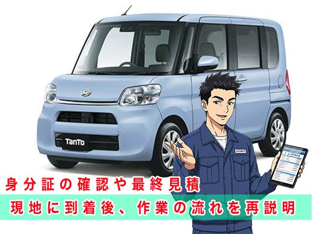 タント(LA600後期)のスペアキー追加登録前に、作業の流れを再説明します