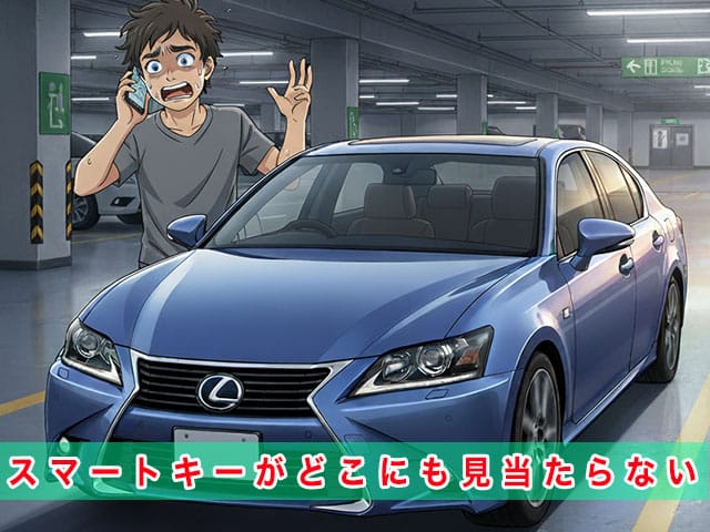 レクサスGSのスマートキー紛失から復旧までの流れ