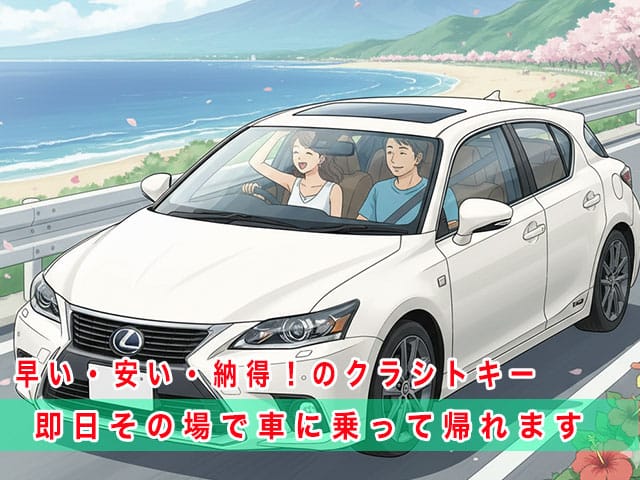 レクサスCTのスマートキー復旧は、早い・安い・納得！のクラシトキーにお任せ下さい