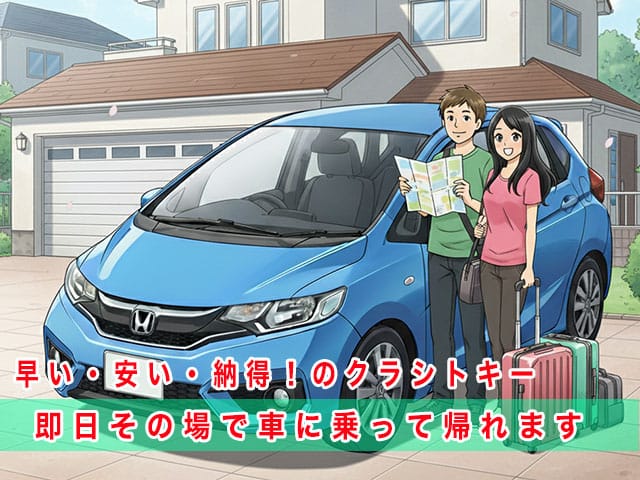 フィットのスマートキー復旧は、早い・安い・納得！のクラシトキーにお任せ下さい