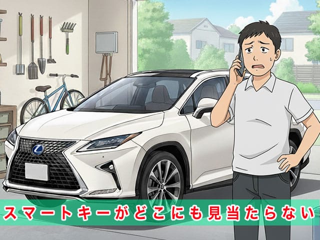 レクサスRXのスマートキー紛失から復旧までの流れ
