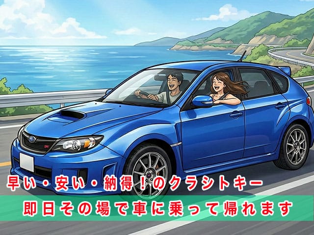 インプレッサのスマートキー復旧は、早い・安い・納得！のクラシトキーにお任せ下さい