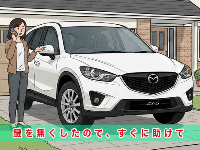 CX-5のスマートキー紛失から復旧までの流れ