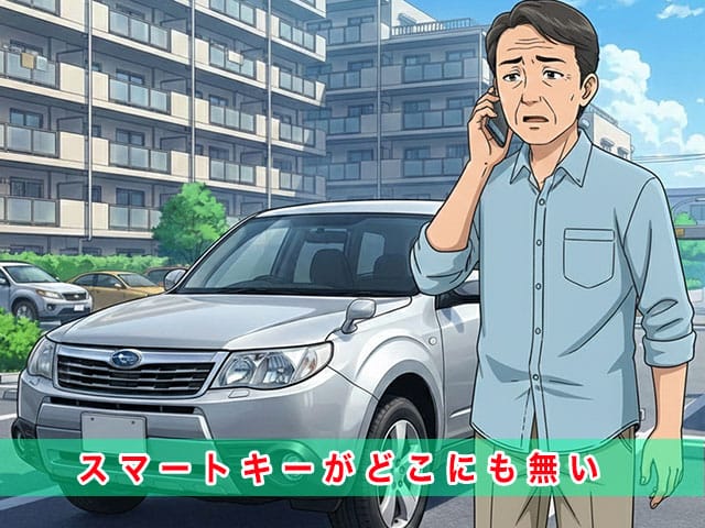 フォレスターのスマートキー紛失から復旧までの流れ