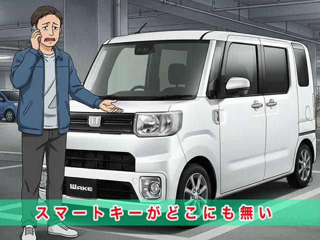 ウエイクのスマートキー紛失から復旧までの流れ