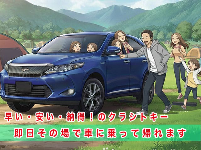 60系ハリアーのスマートキー復旧は、早い・安い・納得！のクラシトキーにお任せ下さい