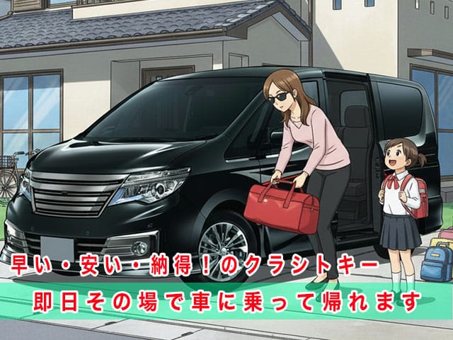 セレナC26系のスマートキー復旧は、早い・安い・納得！のクラシトキーにお任せ下さい