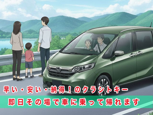 フリードGB7/8系のスマートキー復旧は、早い・安い・納得！のクラシトキーにお任せ下さい