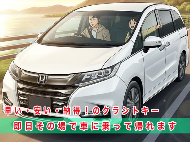 オデッセイHV（RC4/前期型）のスマートキー復旧は、早い・安い・納得！のクラシトキーにお任せ下さい