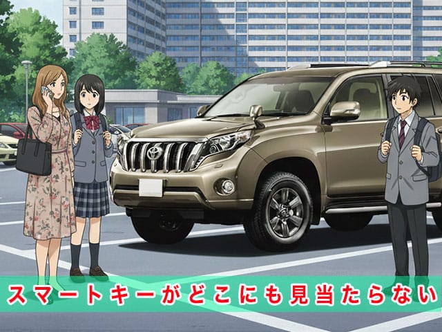 150系前期型ランドクルーザープラドのスマートキー紛失から復旧までの流れ