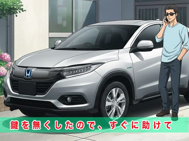 ヴェゼル（RU系）のスマートキー紛失から復旧までの流れ