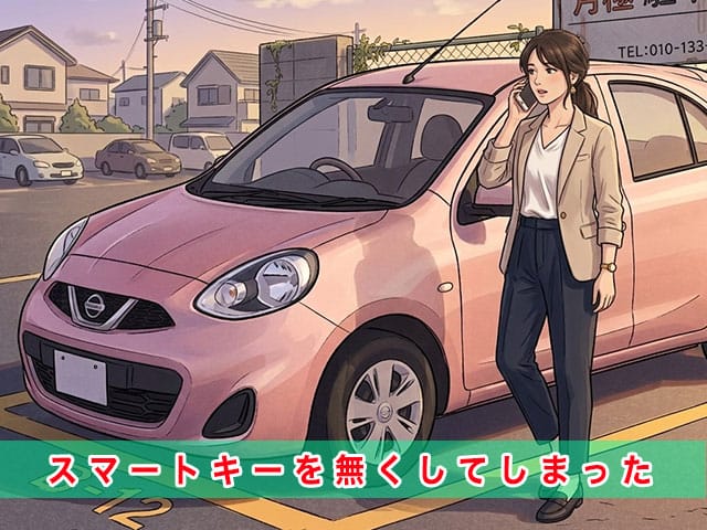 マーチ（K13）のスマートキー紛失から復旧までの流れ