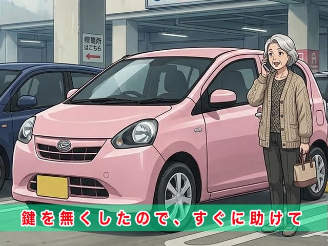 ミライース（LA300系）のスマートキー紛失から復旧までの流れ